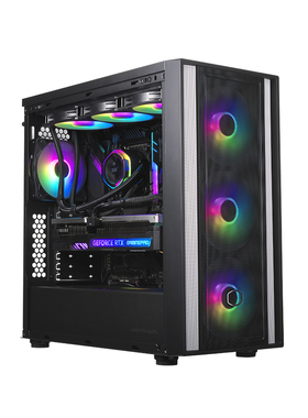 酷冷至尊MasterBox 600 lite机箱ATX主板钢化玻璃侧透双360水冷