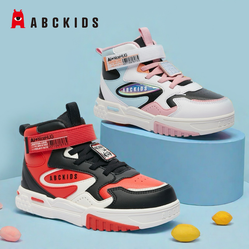 男女儿童加绒保暖运动潮板鞋