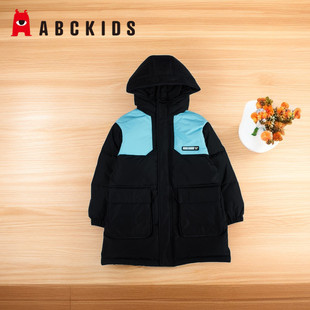 abckids童装 儿童加厚保暖羽绒服外套F352309163 新品 男童2023冬季