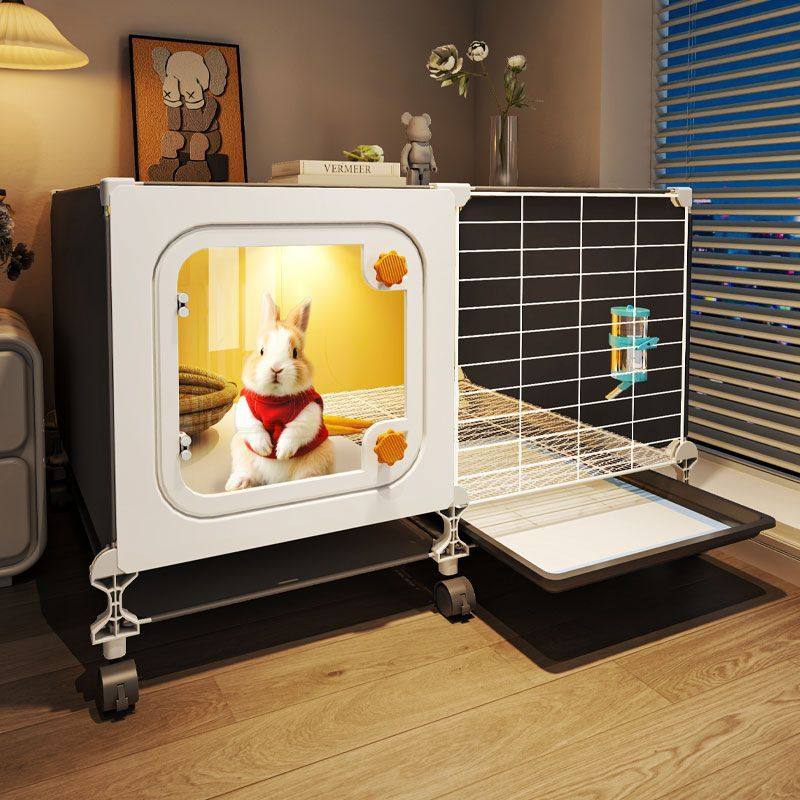 兔笼子带厕所一体家用室内宠物兔侏儒兔荷兰猪专用大号豪华别墅窝,宠物/宠物食品及用品,猫笼子/猫别墅,淘宝优惠券,粉丝福利购,淘宝优惠卷