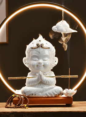 齐天大圣孙悟空猴子摆件陶