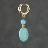 藏族风格 男女生单只耳环丁真网红中性装 饰民族风复古手工首饰品