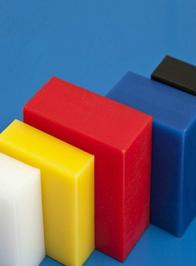 全新料蓝黑白色尼龙板 赛钢POM板/棒 ABS板 塑料板材可零切加工