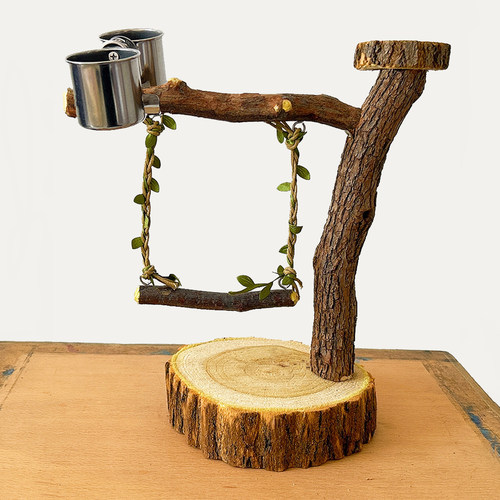 鸟站架鹦鹉树枝站架站台