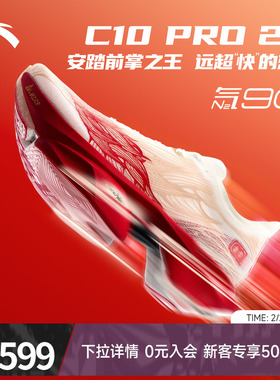 安踏×徐悲鸿奔马图联名天马行空系列C10PRO2代马拉松正品跑鞋男
