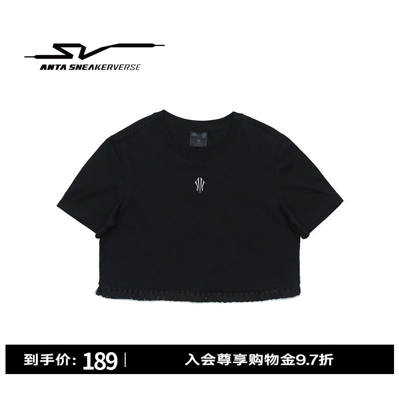 安踏SV欧文系列短袖T恤女图片