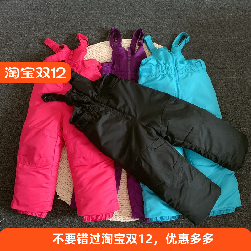 外贸原单宝宝男孩女孩防水滑雪裤
