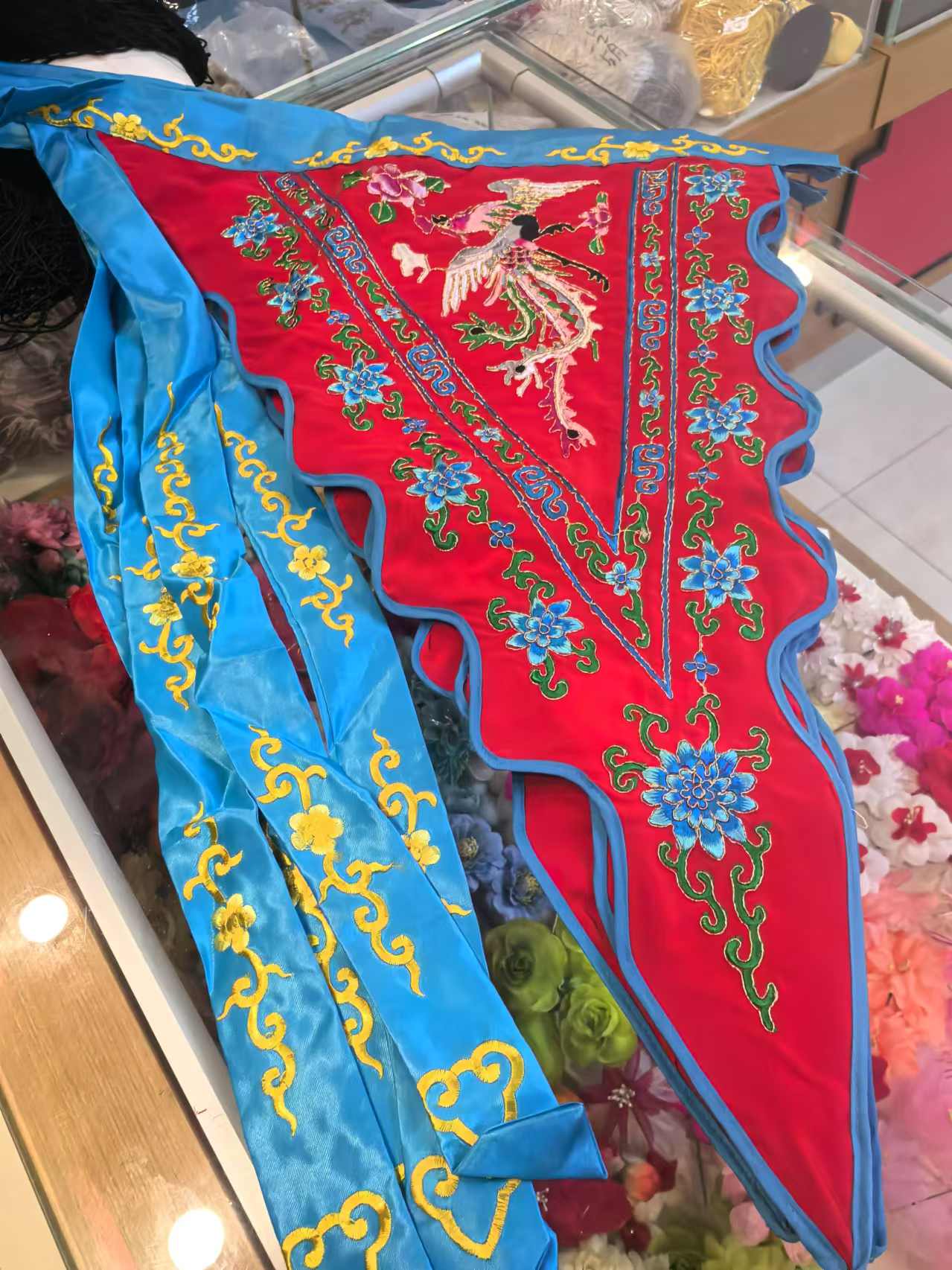 戏曲女大靠 靠旗京剧刀马旦穆桂英女将军武旦大靠戏剧戏剧服装靠