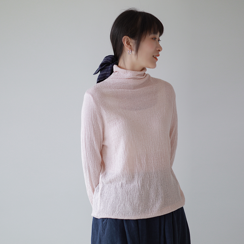 羊毛高领打底针织衫女内搭衫秋冬