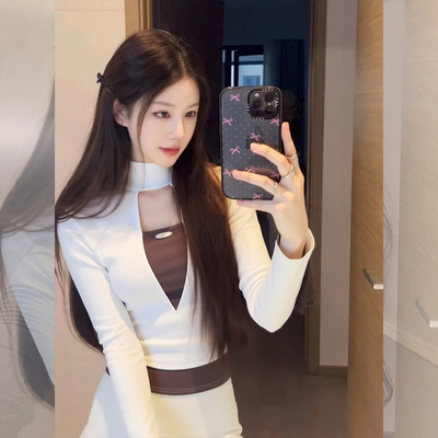 【赠送运费险】加绒高领打底衫女