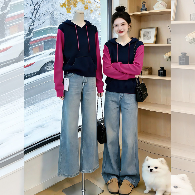 女士连帽卫衣2026春秋季新款时尚洋气减龄宽松显瘦慵懒风套头上衣,女装/女士精品,卫衣/绒衫,淘宝优惠券,粉丝福利购,淘宝优惠卷