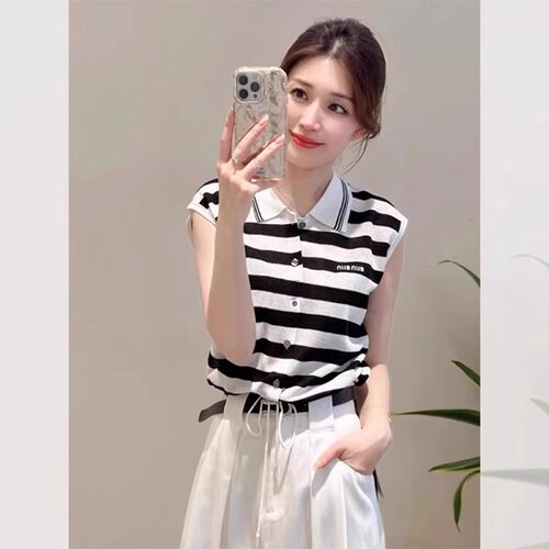 【赠送运费险】条纹短袖t恤女夏