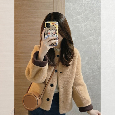 【赠送运费险】加厚羊羔毛外套女