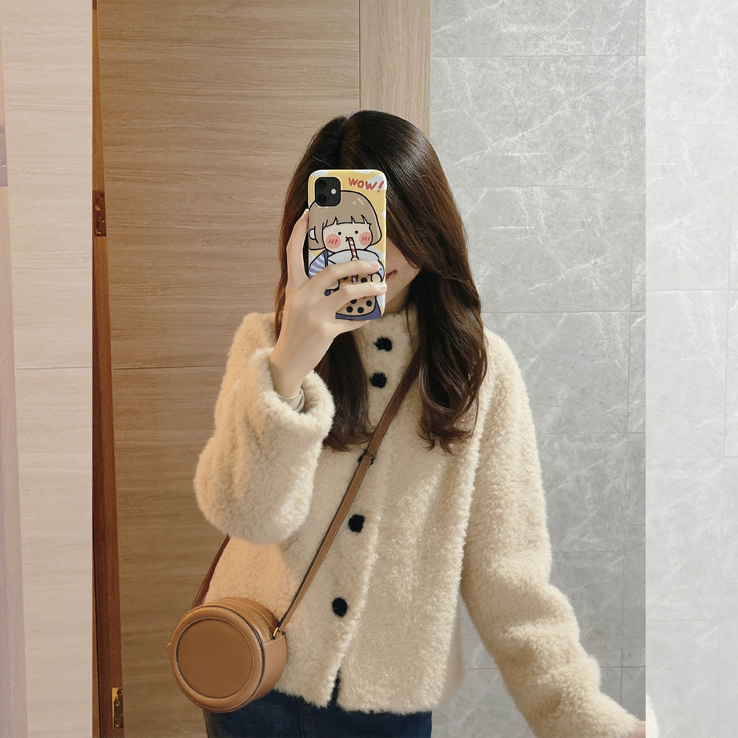 【赠送运费险】加厚羊羔毛毛外套