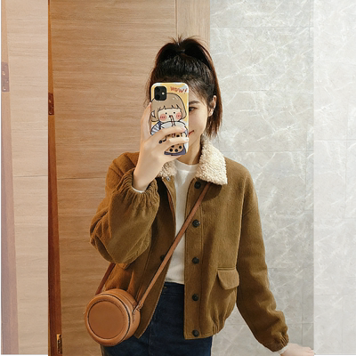【赠送运费险】羊羔绒夹克外套女