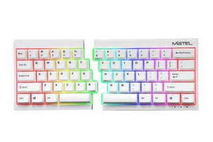 包邮 键匠MISTEL 游戏****员分体机械键盘顺丰 MD600RGB版 Barocco