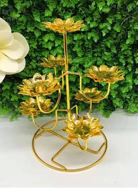 底座多层蜡烛台居家供奉酥油灯