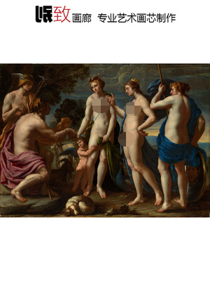 帕里斯的评判意大利人物油画