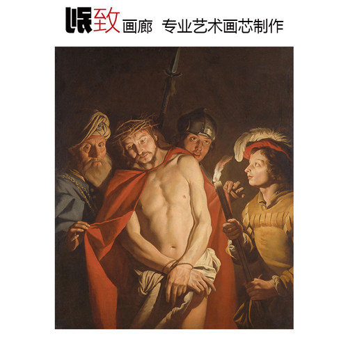 荷兰巴洛克人物油画欧式装饰画