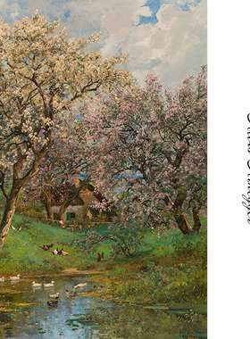 春日乡野风光 Alois Arnegger奥地利风景油画 客厅玄关布装饰画芯