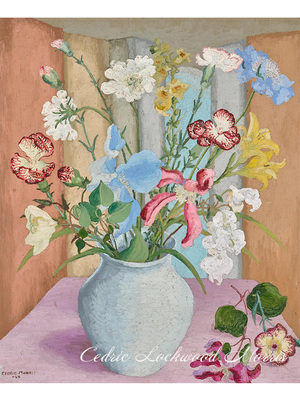 静物花卉英国油画欧式装饰画芯