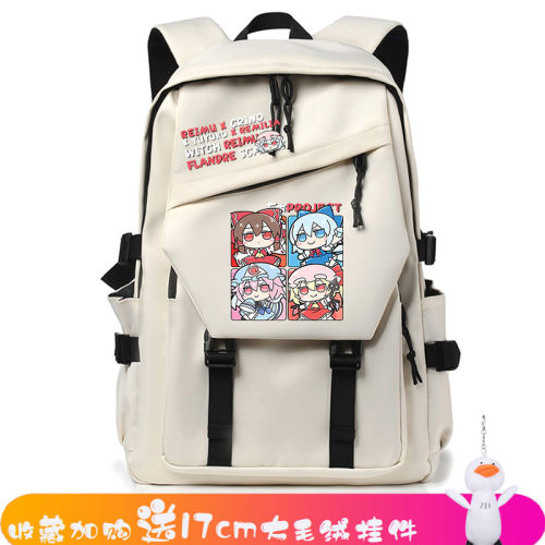 东方project周边动漫卡通书包女中学小学生初中生双肩背包大容量