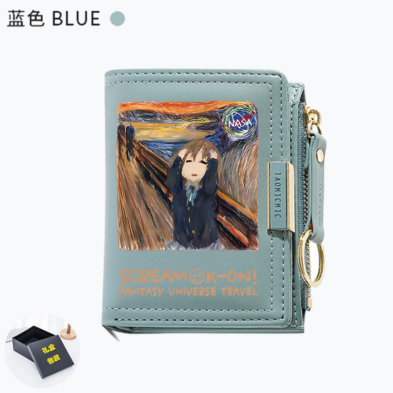 k-on 轻音少女平泽唯琴吹周边动漫卡通同人零钱包卡包一体包学生