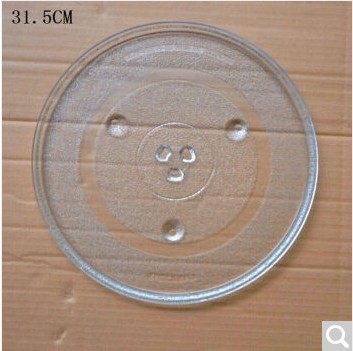 微波炉玻璃转盘、玻璃盘子中心六角31.5CM 适用于格兰仕，美的松