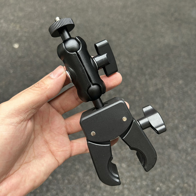 摩托车运动相机360x3支架骑行手机夹GoPro录制支架自行车把手支架