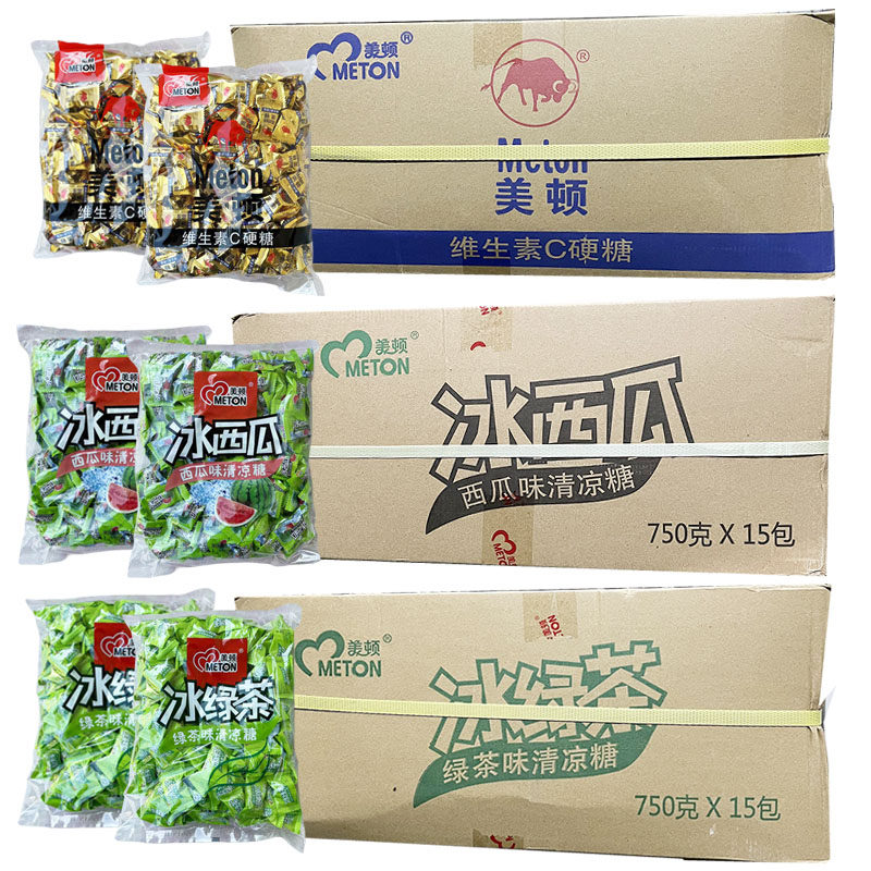 美顿冰西瓜糖冰绿茶糖维C糖