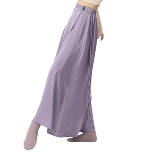 菲梵舞后现代舞练功服女直筒束腰阔腿裤飘逸中国舞古典舞舞蹈服装