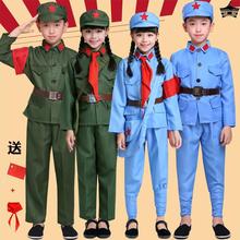 合唱服装 成人红军演出服儿童八路军衣服女舞台表演服男新四军军装