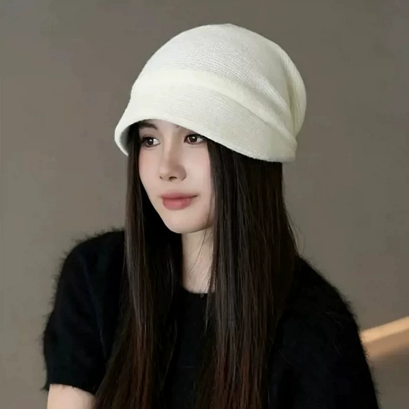 秋冬保暖韩系堆堆帽女显脸小