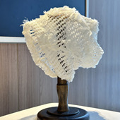 潮流帽子女 镂空冷帽宽松套头帽立体花朵小众时尚 韩版 堆堆帽春秋季