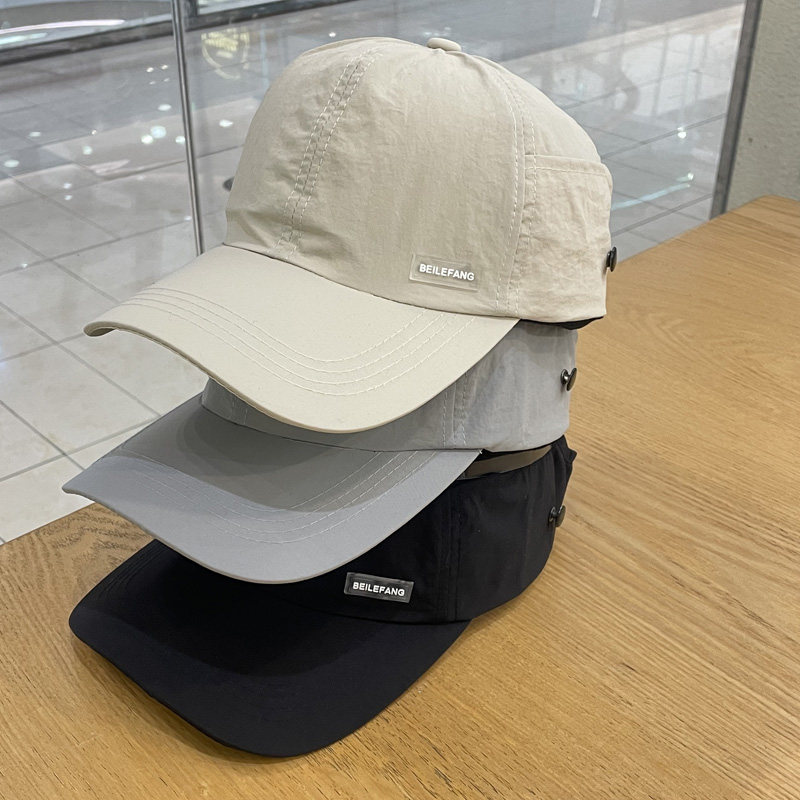 鸭舌帽夏季空顶可扎马尾棒球帽
