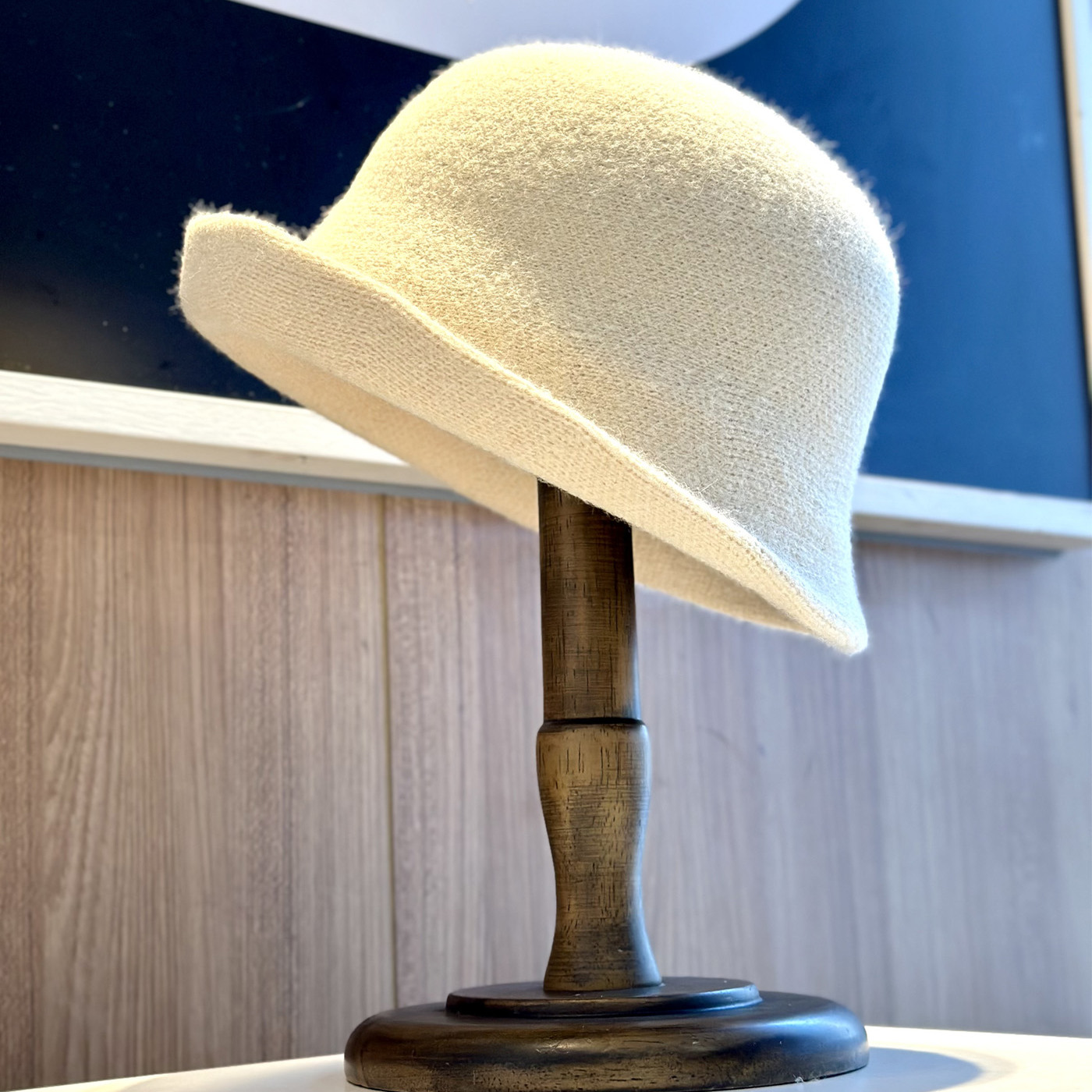 秋冬新款保暖卷边渔夫帽