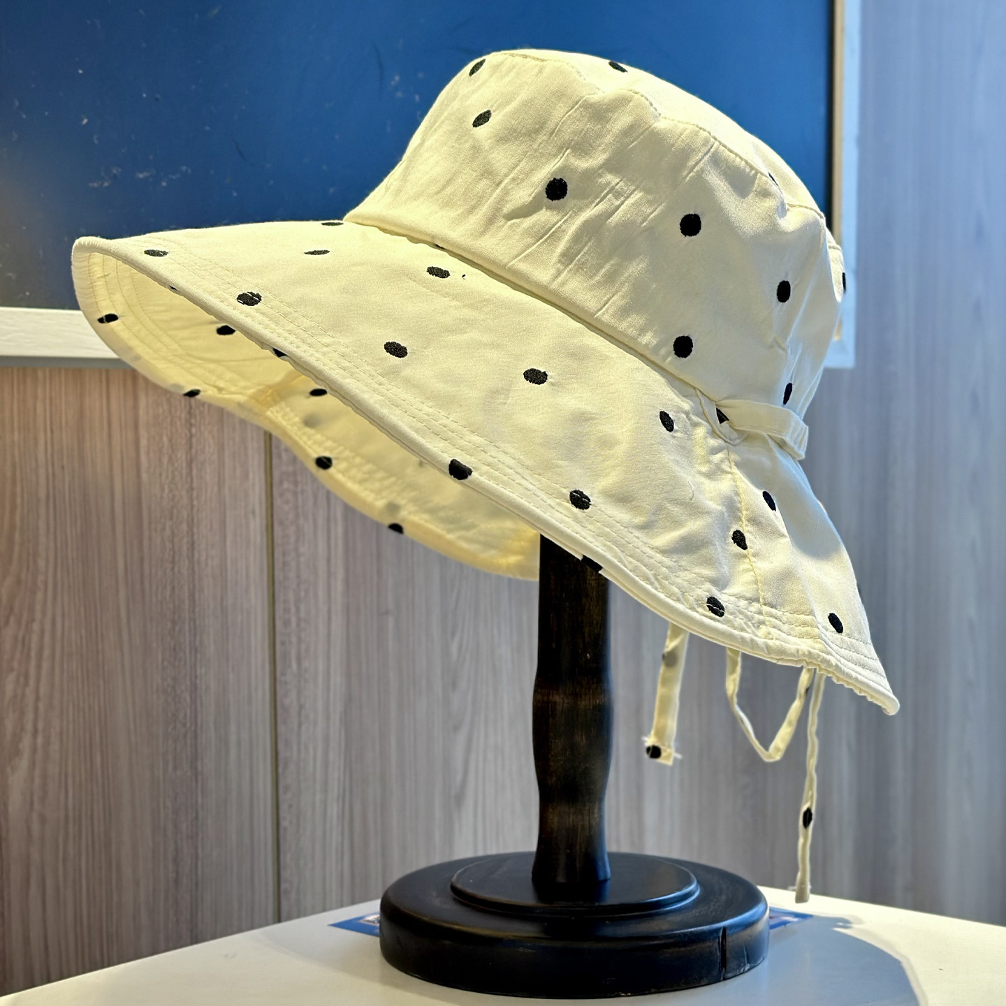 新款甜美波点绑带渔夫帽子女春夏季大帽檐遮阳蝴蝶结盆帽显脸小,服饰配件/皮带/帽子/围巾,帽子,淘宝优惠券,粉丝福利购,淘宝优惠卷