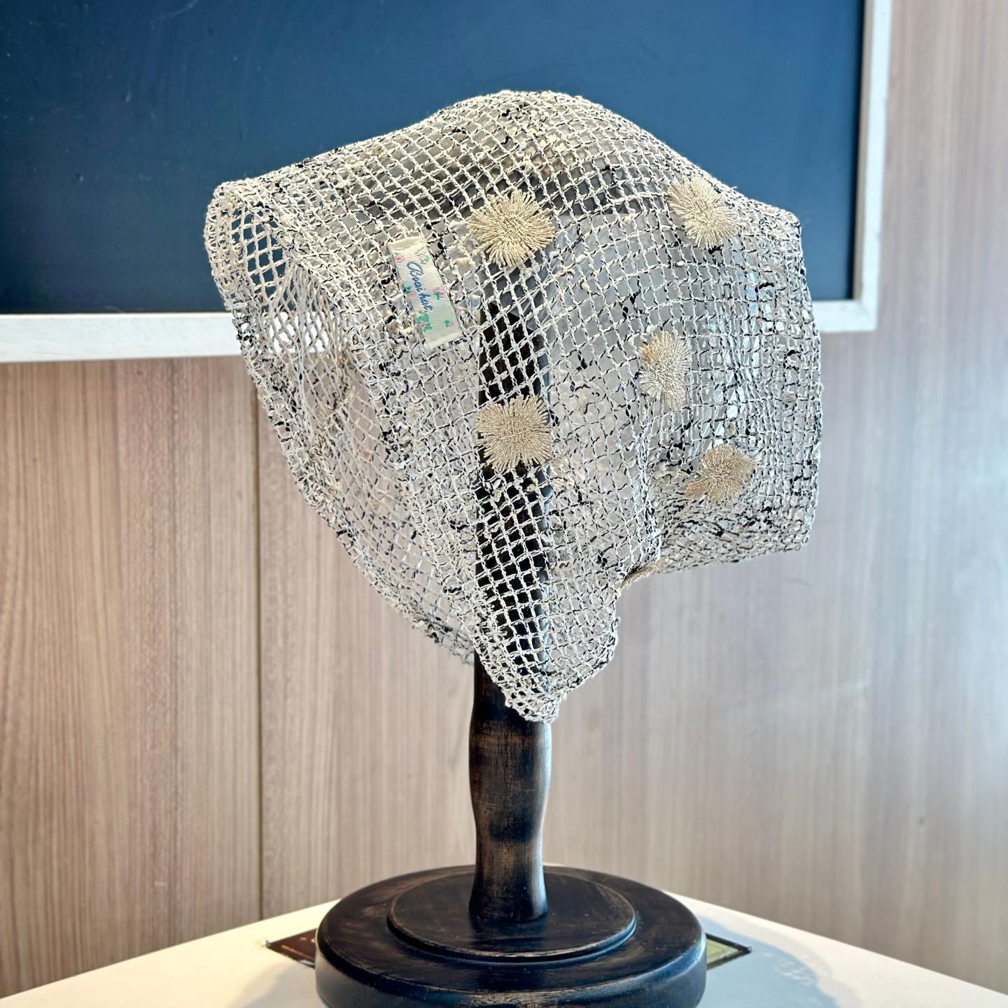 夏季镂空网眼透气堆堆帽显脸小