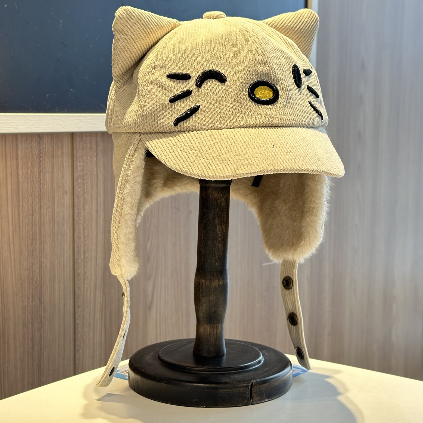 2026新款甜美可爱猫咪刺绣棒球帽
