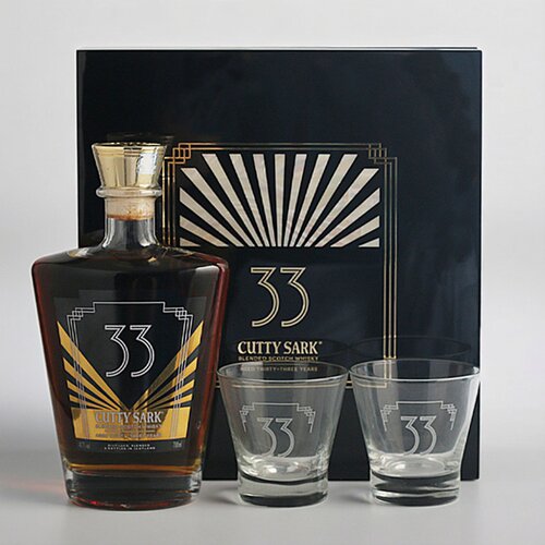 英国进口洋酒顺风33年苏格兰威士忌 CUTTY SARK 藏品700ml收藏