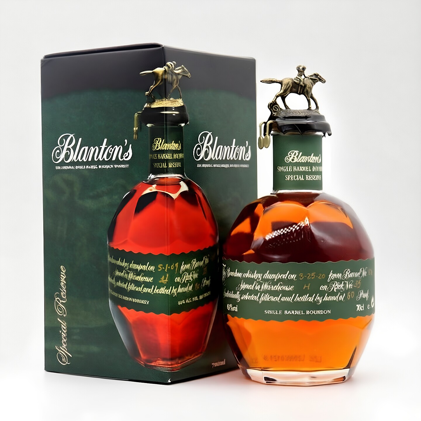 Blanton's 波兰顿 绿标特别珍藏波旁威士忌美国进口洋酒烈酒 国行