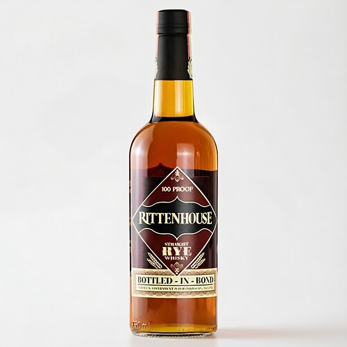 瑞顿黑麦威士忌美国进口洋酒烈酒瑞顿房调酒基酒Rittenhouse 正品
