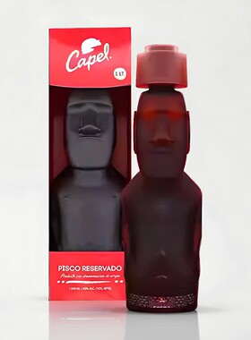 1000ml开佩尔|加贝乐 珍藏摩艾皮斯科白兰地 CapelReservado国行