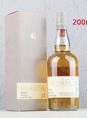 200ml格兰昆奇12年单一麦芽苏格兰威士忌进口洋酒Glenkinchie