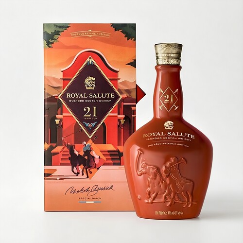 皇家礼炮Royal Salute21年 马球庄园限定版苏格兰威士忌 国行正品