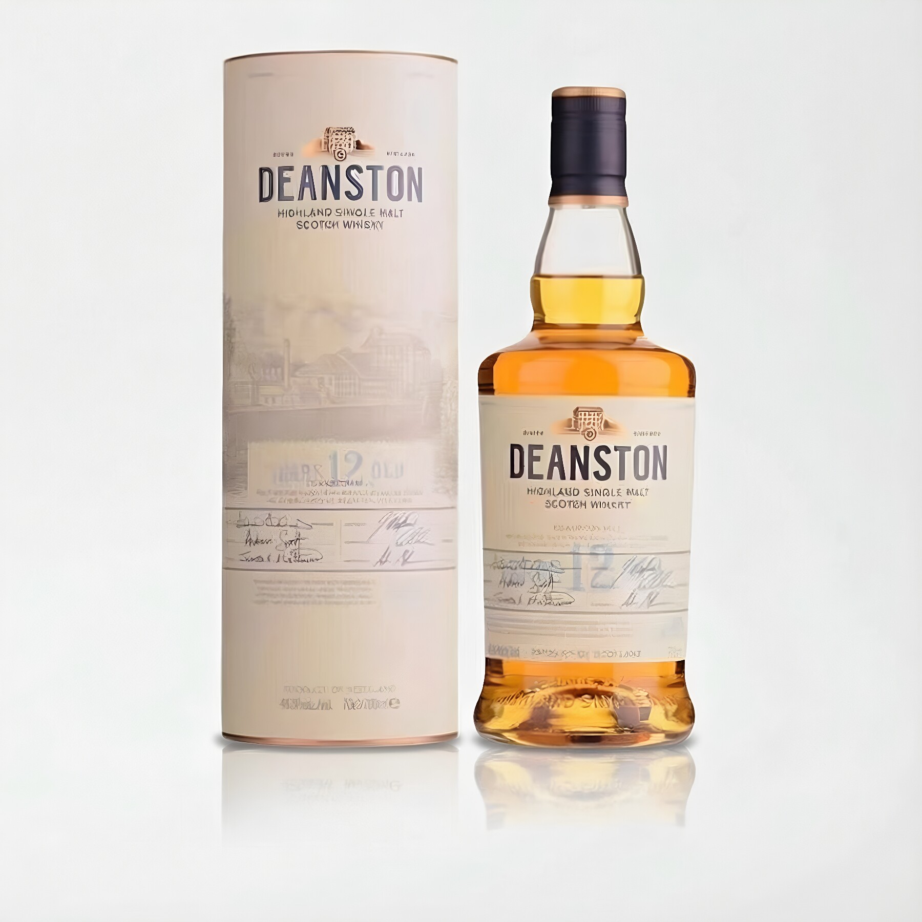 国行 汀思图12年Deanston单一麦芽威士忌英国进口洋酒 烈酒汀斯顿