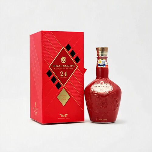 皇家礼炮24年苏格兰威士忌700ml英国原装进口洋酒ROYAL SALUTE