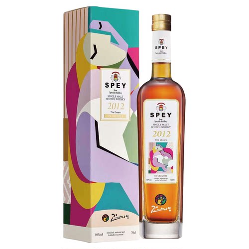限量  SPEY诗贝毕加索联名2012年《梦》单一麦芽威士忌700ml/礼盒