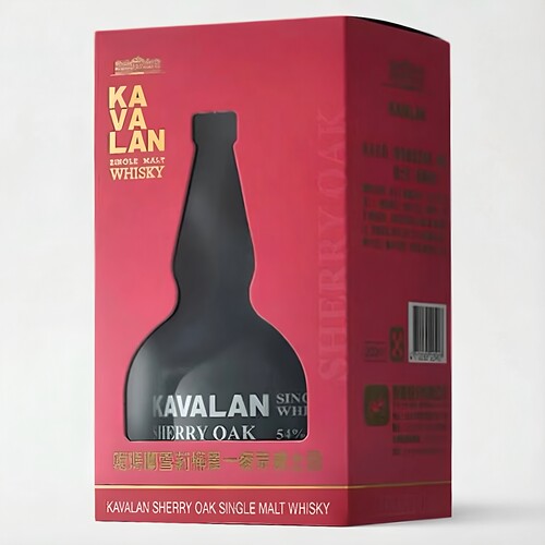 噶玛兰雪莉桶KAVALAN单一麦芽威士忌（蒸馏器瓶）200ml 国行正品