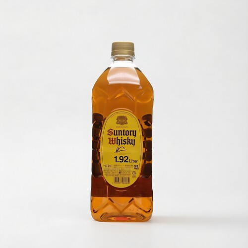 日本三得利角瓶威士忌1920ml/1.92L大角牌威士忌 Suntory塑料瓶